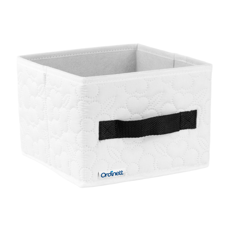 Ordinett kubveida kaste 20x20x15cm kokvilna