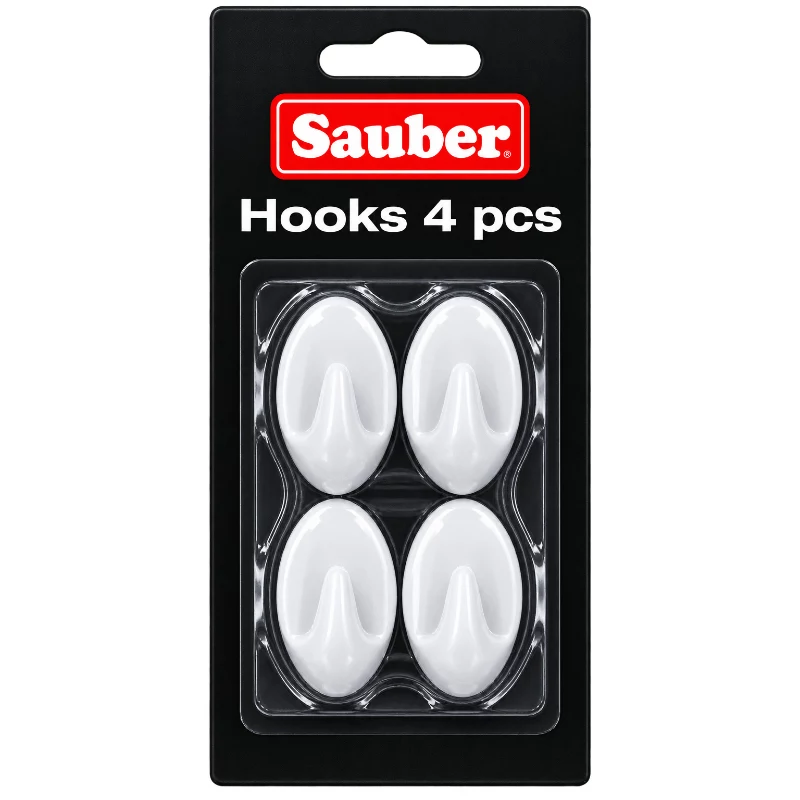 Sauber ovālie āķīši, 4 gab., 2