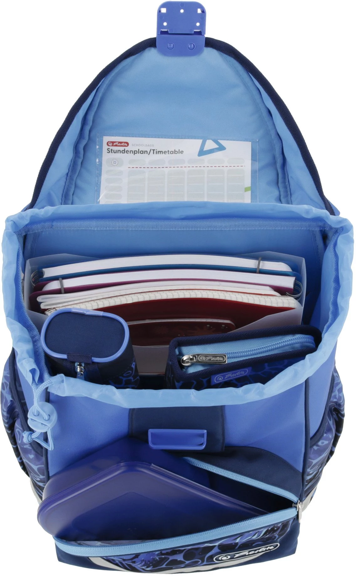 Herlitz UltraLight Plus skolas mugursoma, Blue
