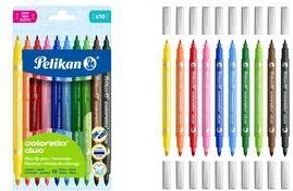 Pelikan Colorella Duo C407 flomāsteri, dažādas