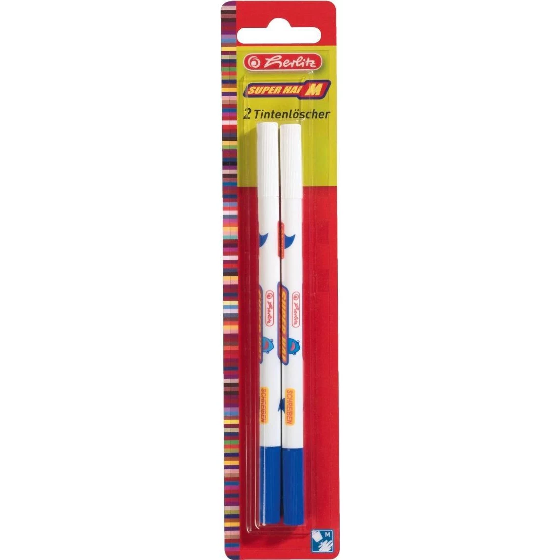 Herlitz Superhai tintes dzēšanas pildspalva, līnijas