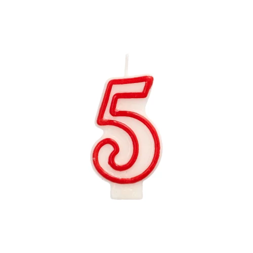 Papstar cipara svece "5", 7