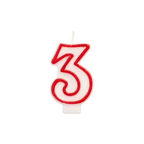 Papstar cipara svece "3", 7
