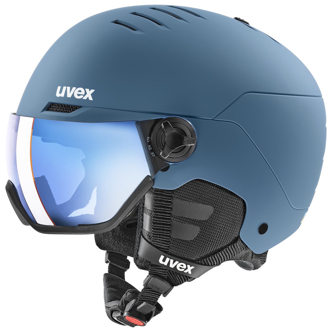 UVEX Wanted Visor slēpošanas ķivere, akmens