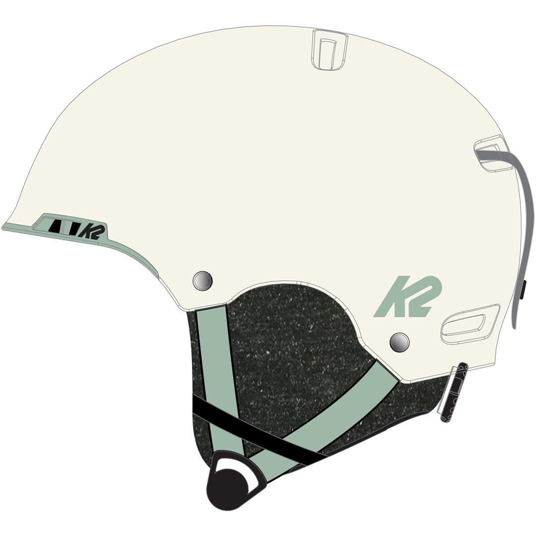 K2 MERIDIAN sieviešu ķivere 51-55, baltu