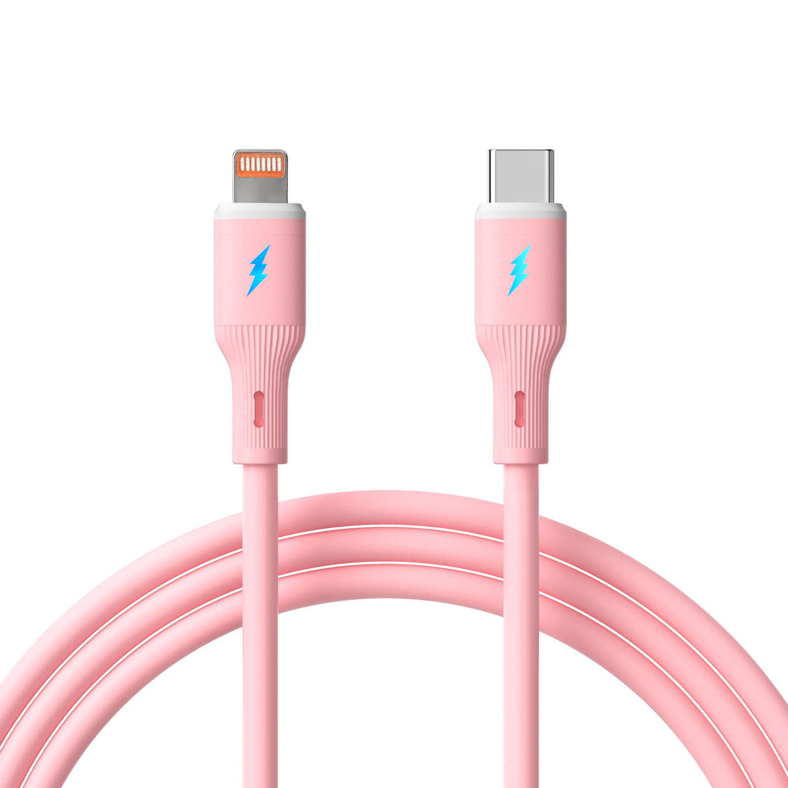 Akyga AK-USB-71 USB-C uz Lightning silikona