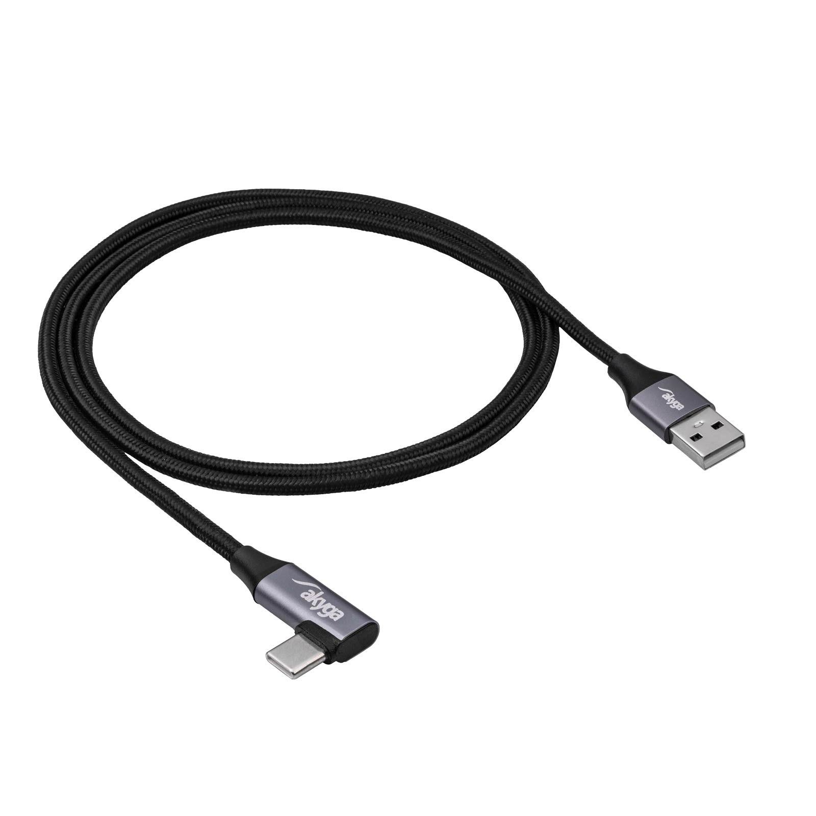 Akyga AK-USB-74 USB-A uz leņķveida USB-C
