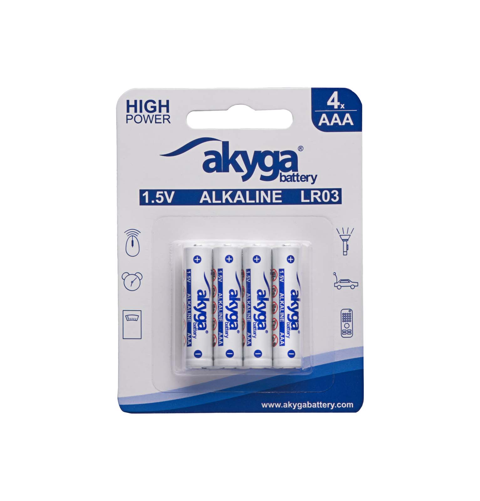 Akyga AKY1971 AAA LR03 sārma baterija
