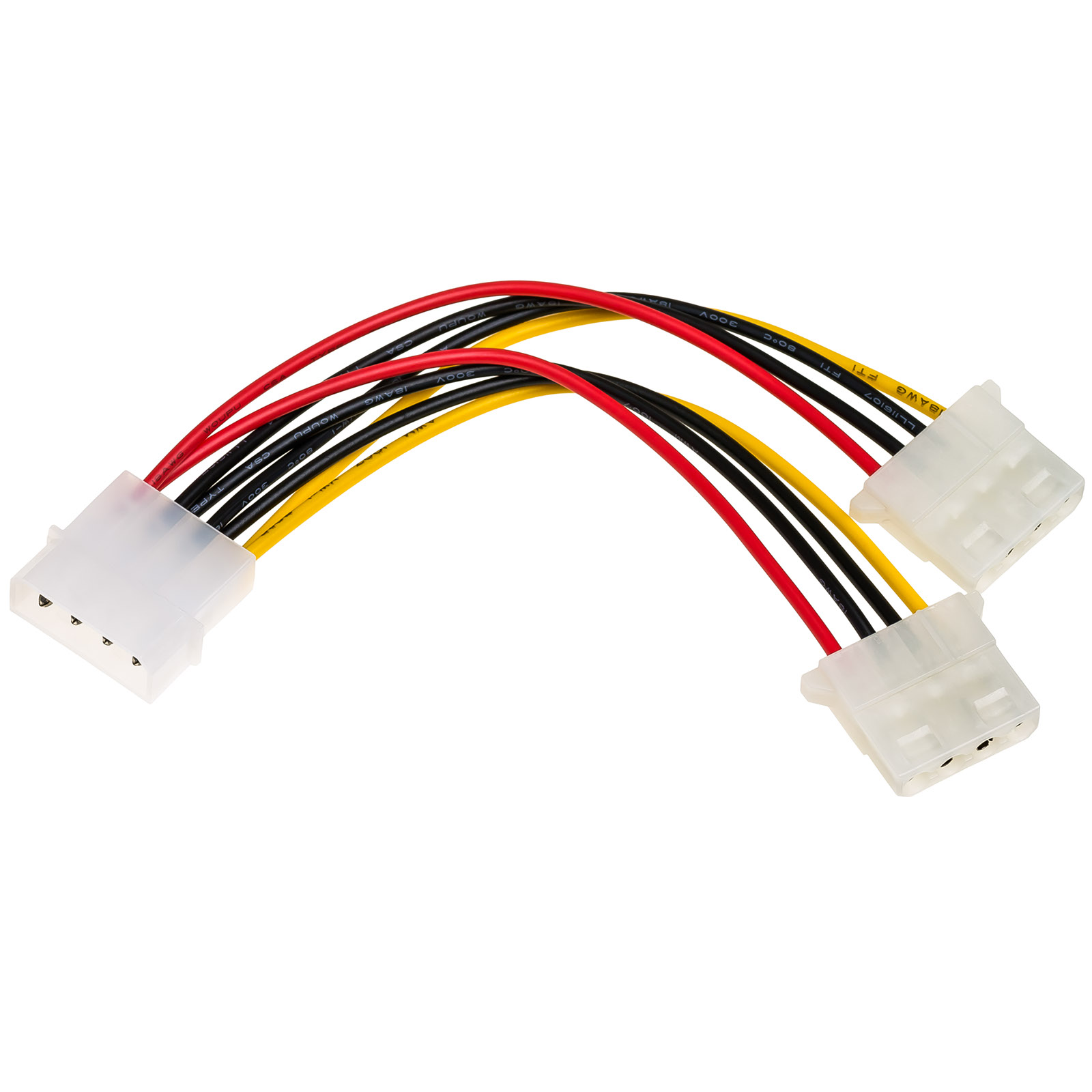 Akyga AK-CA-15 Molex (M) uz 2x