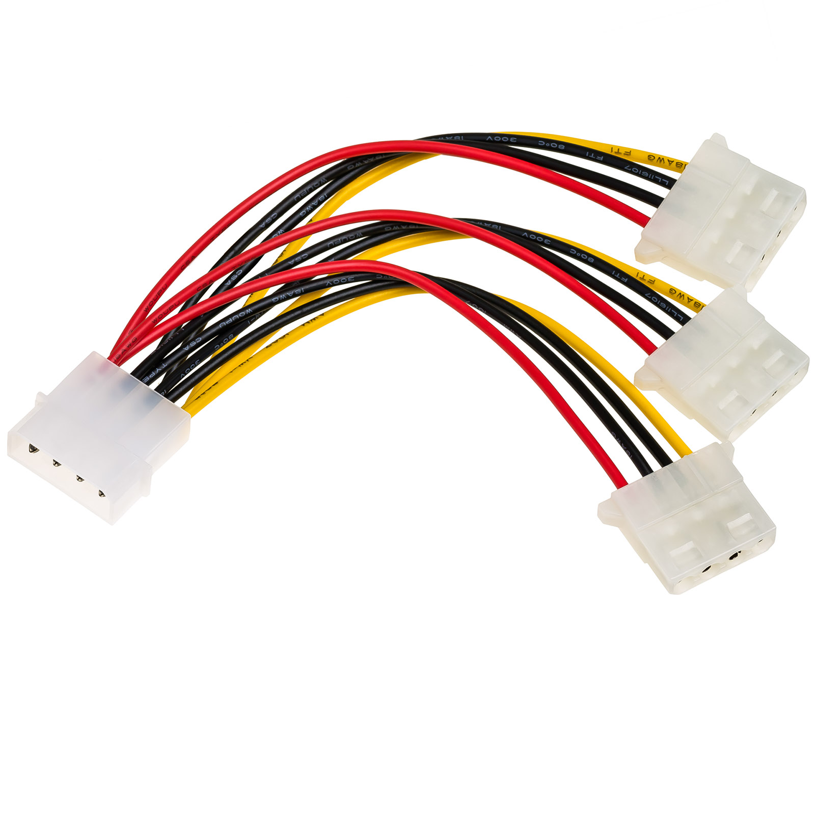 Akyga AK-CA-40 Molex barošanas sadalītājs, Molex