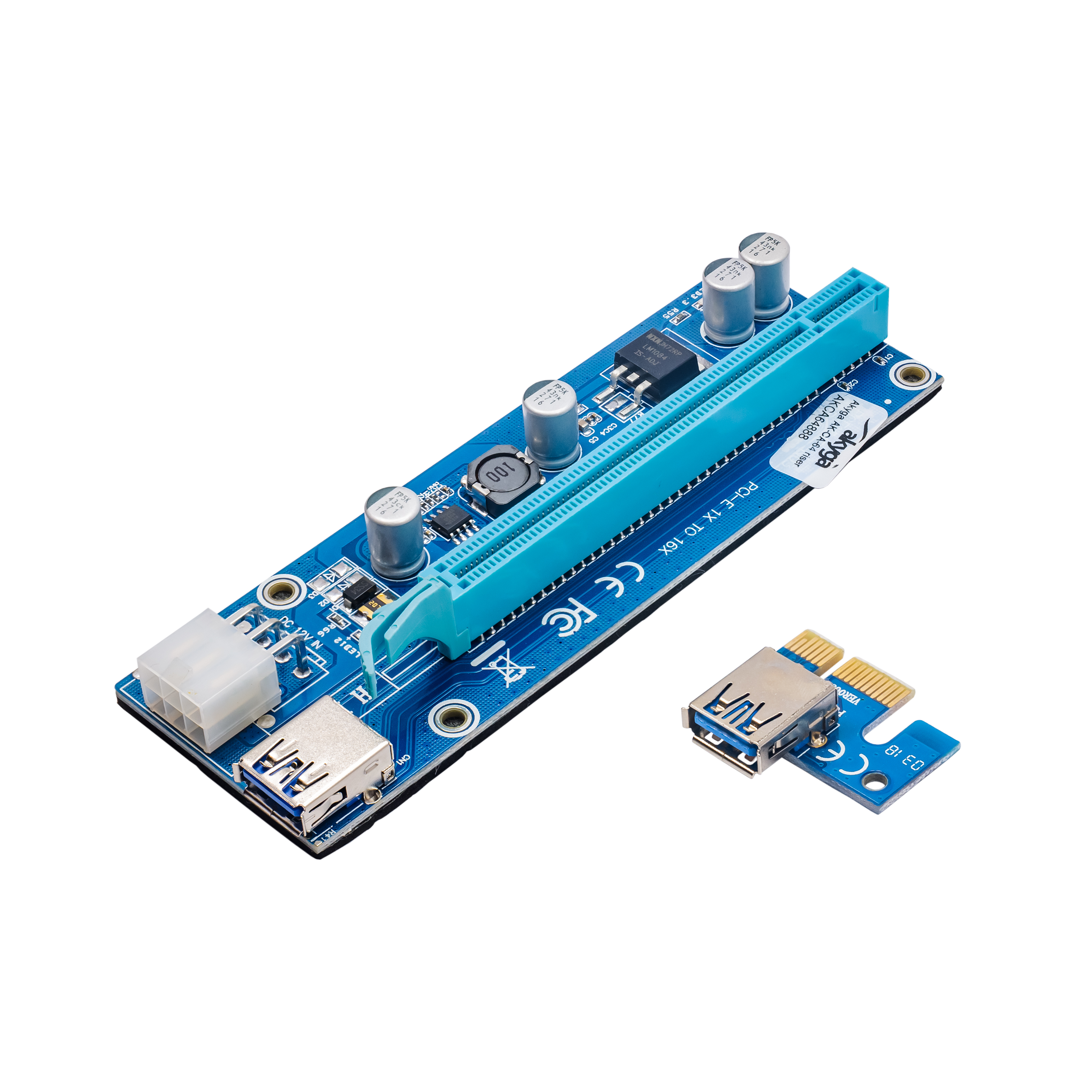 Akyga AK-CA-64 PCIe x1 uz x16