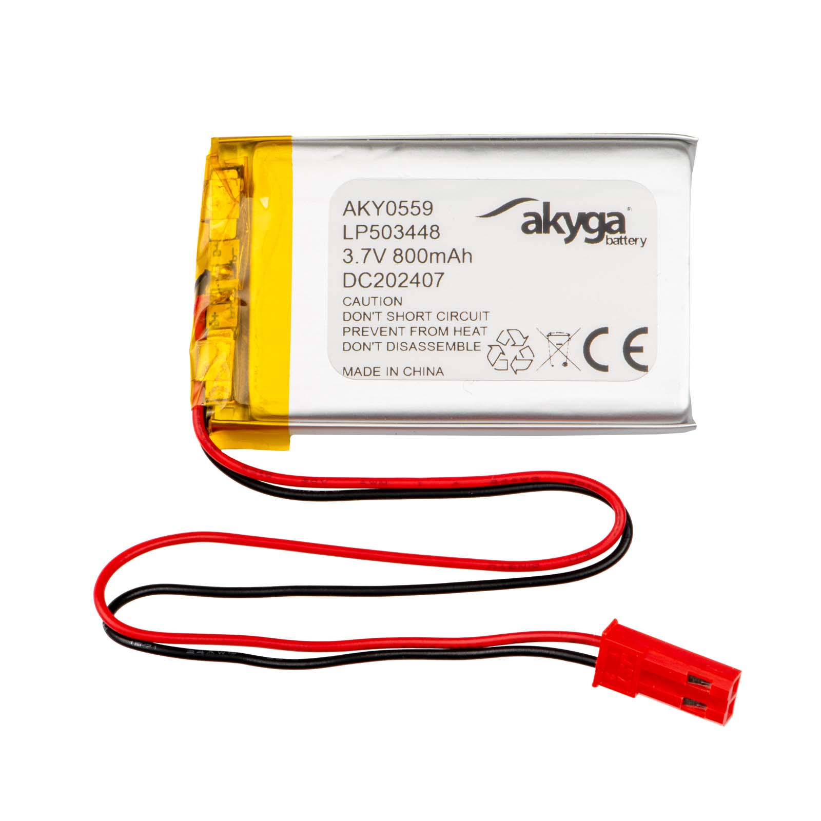 Akyga AKY0559 LP503448 Li-Po akumulators 3