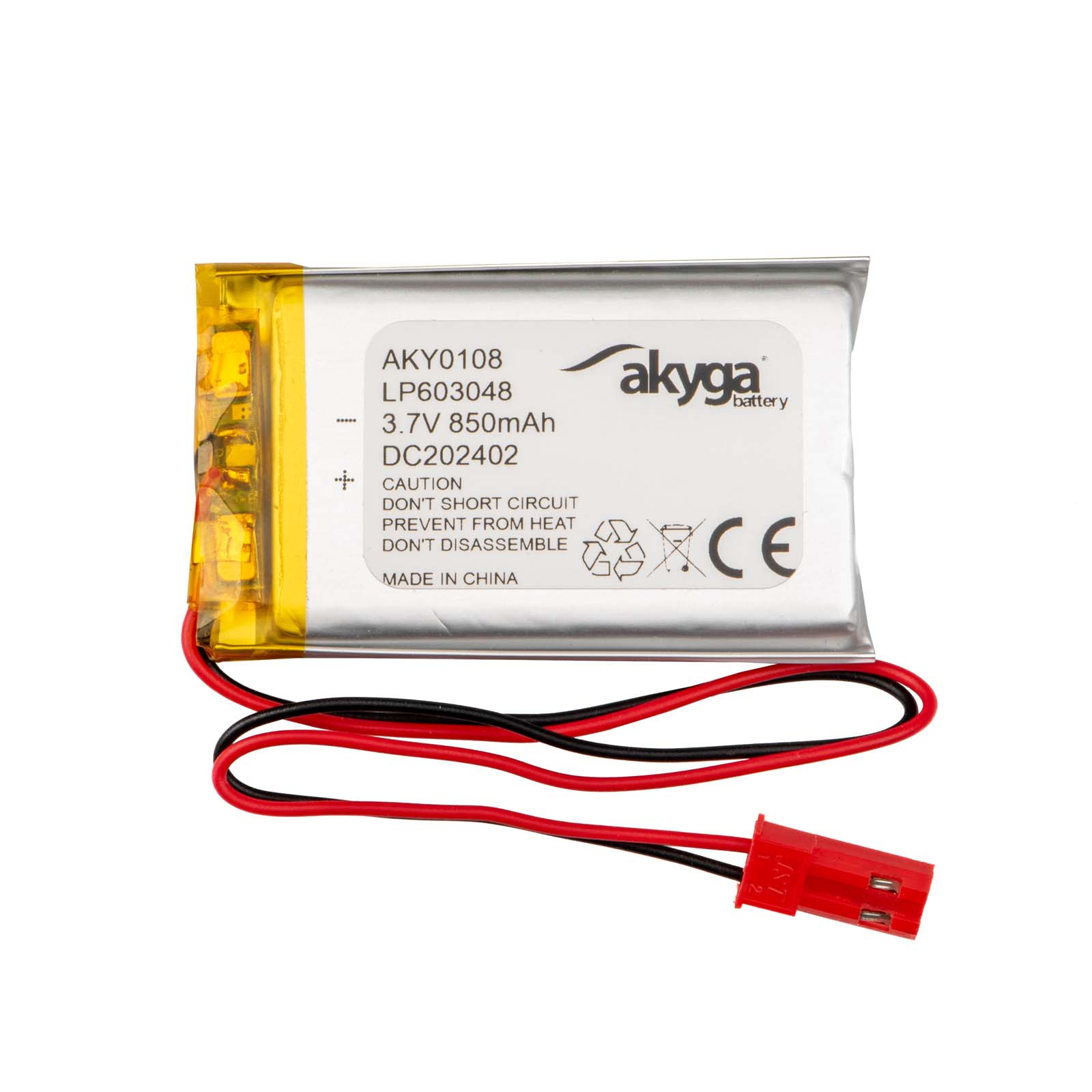 Akyga AKY0108 LP603048 Li-Po akumulators 3