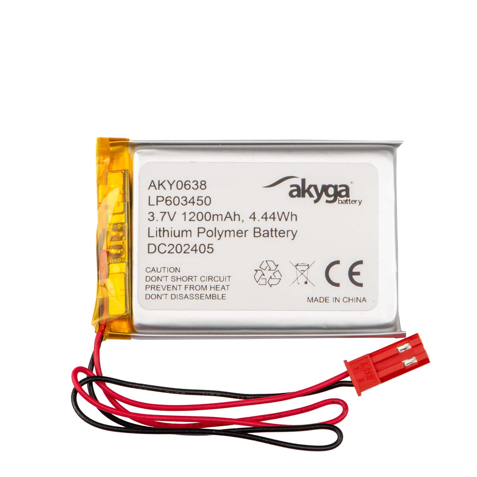 Akyga AKY0638 LP603450 Li-Po akumulators 3