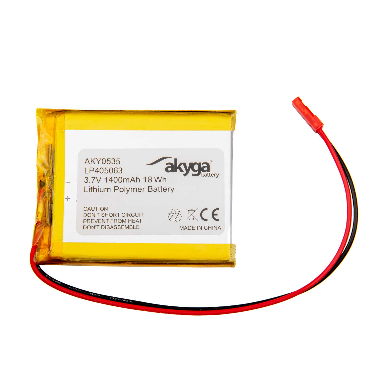 Akyga AKY0535 LP405063 Li-Po akumulators 3