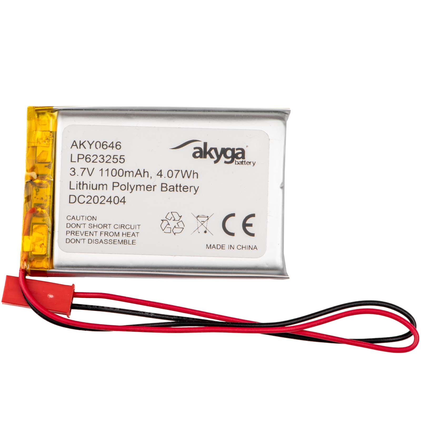 Akyga AKY0646 LP623255 Li-Po akumulators 3