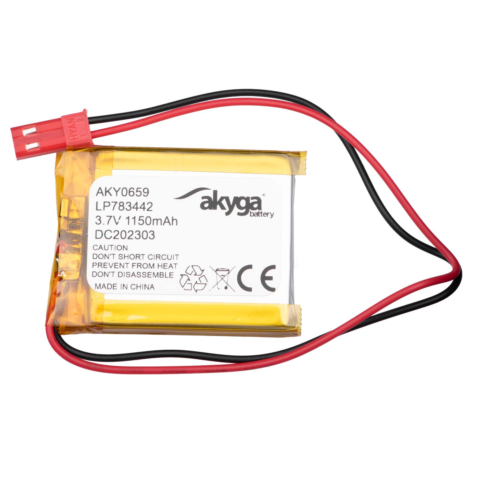 Akyga AKY0659 LP783442 Li-Po akumulators 3