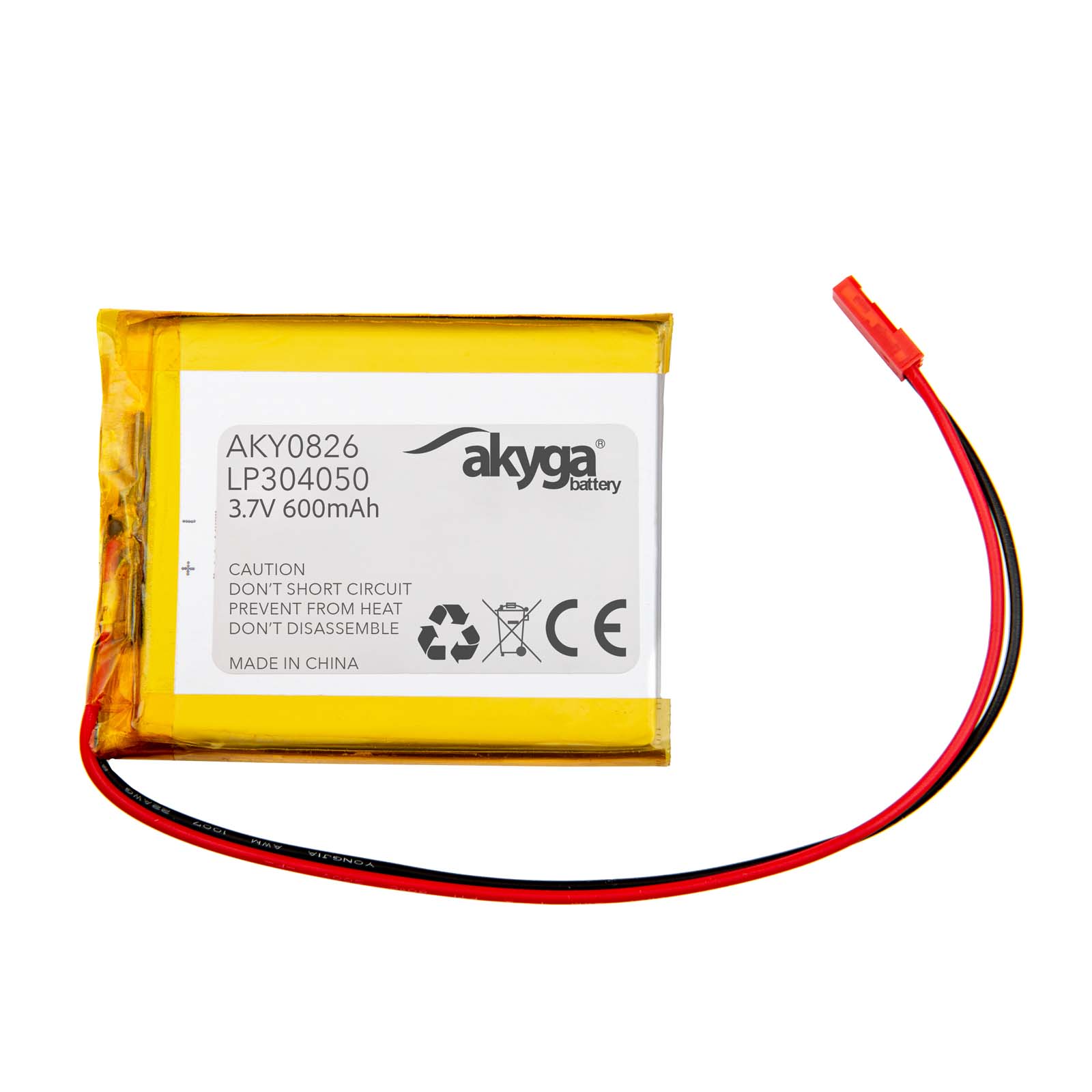 Akyga AKY0826 LP304050 Li-Po akumulators 3