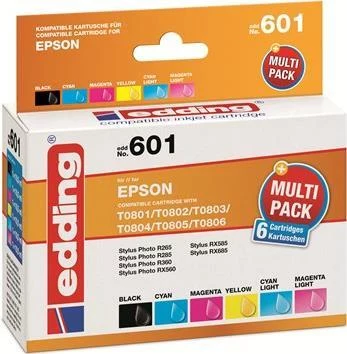 Edding EDD-601 tintes kārtridži Epson Stylus