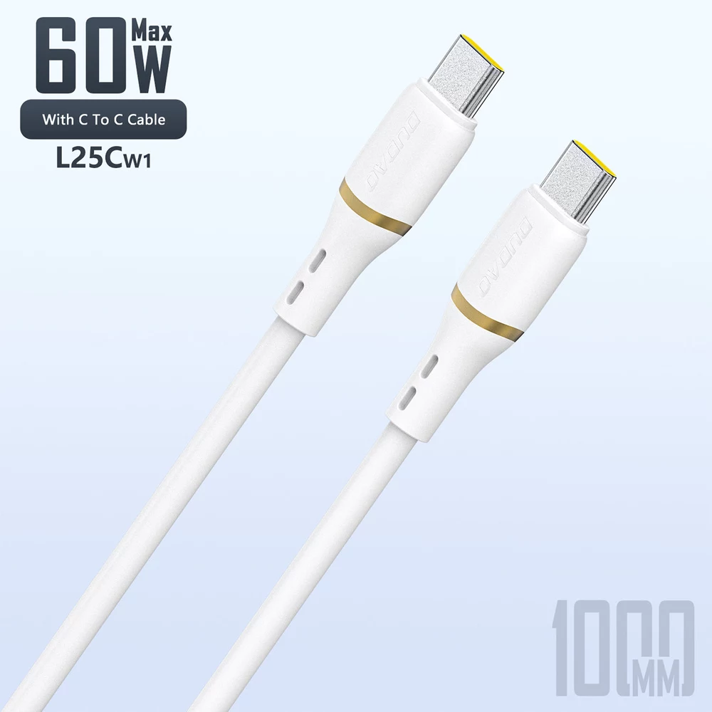 Dudao 1 m 60 W USB-C–USB-C