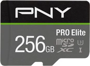 PNY PRO Elite P-SDU256V31100PRO-GE microSDXC atmiņas