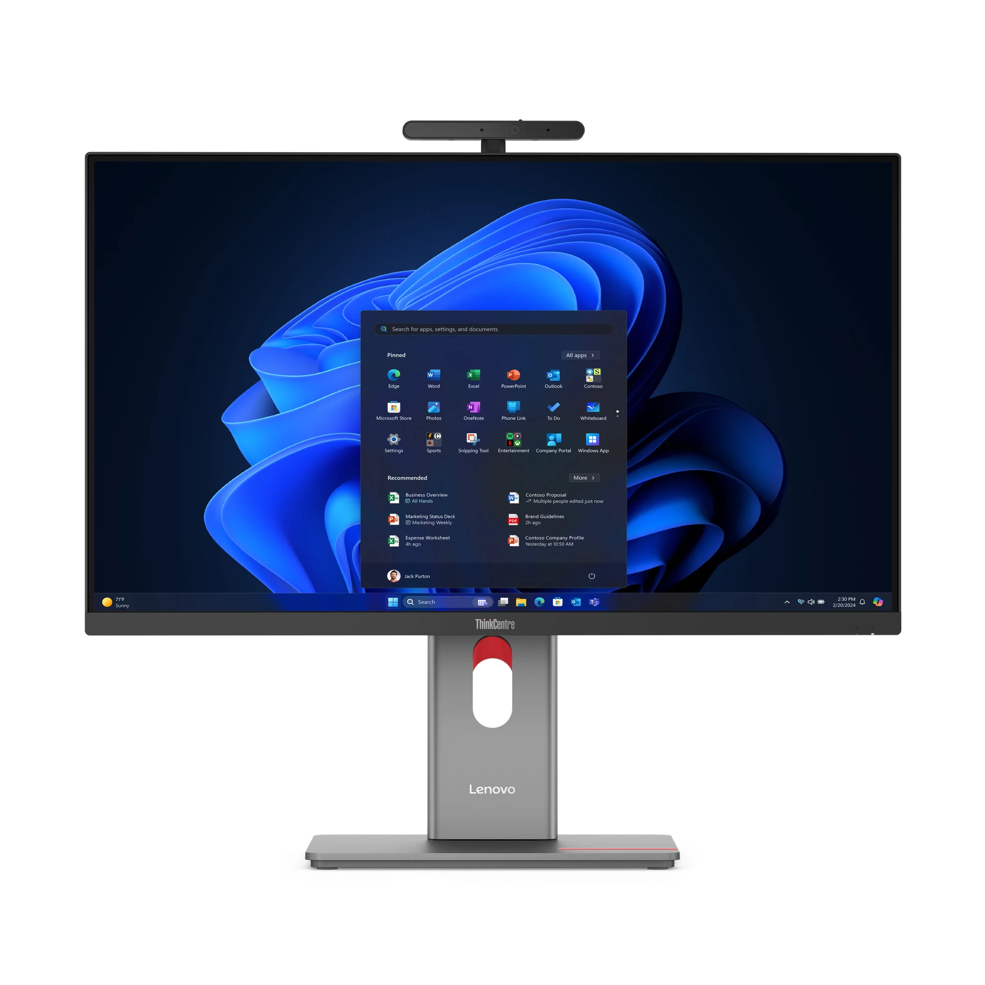 Lenovo ThinkCentre M90a Pro monobloka dators