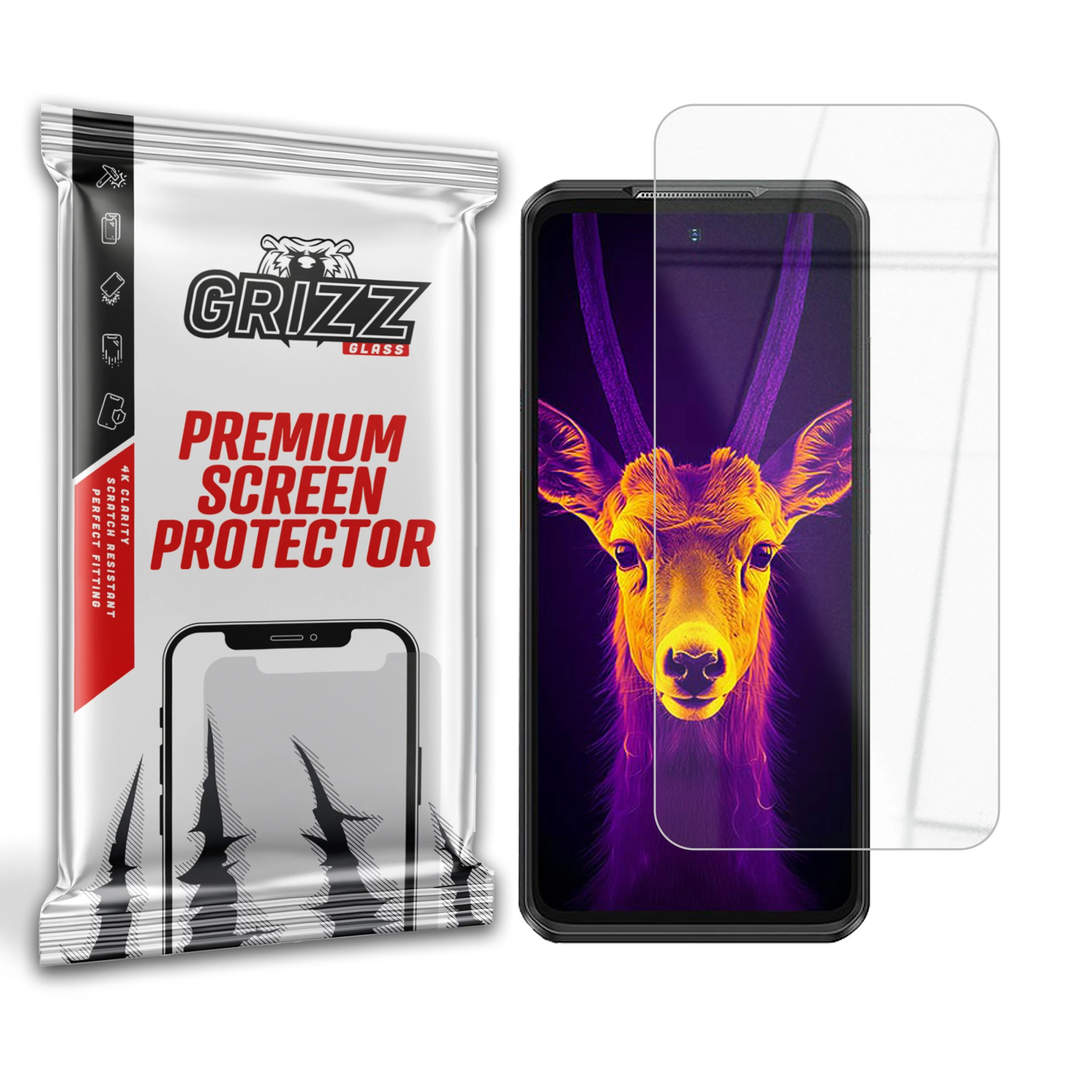 GrizzGlass HybridGlass ekrāna aizsardzība telefonam Ulefone
