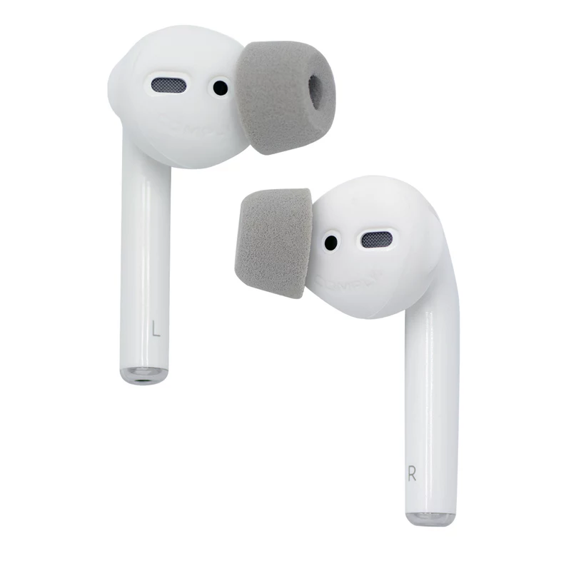 Comply SoftCONNECT pelēki uzgaļi Apple AirPods