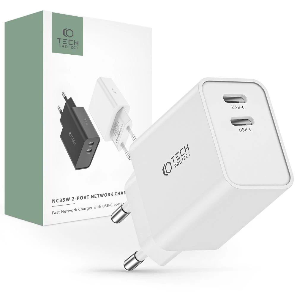 Tech-Protect C35W tīkla lādētājs ar 2