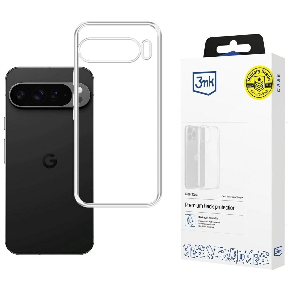3MK Clear Case caurspīdīgs vāciņš tālrunim