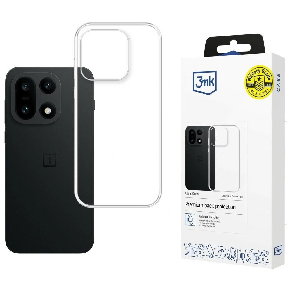 3MK Clear Case viedtālruņa maciņš OnePlus