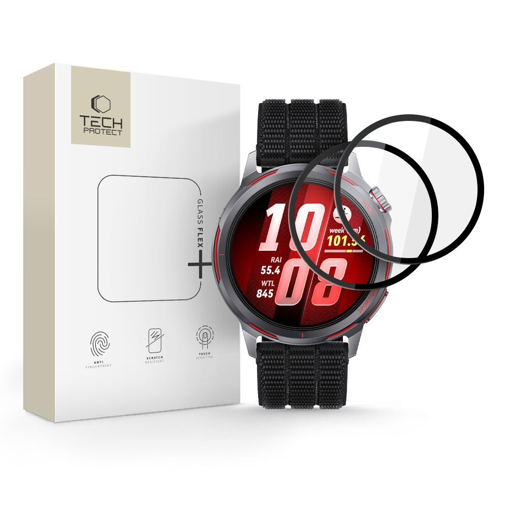 Tech-Protect Glass Flex+ hibrīdstikls Huawei Watch