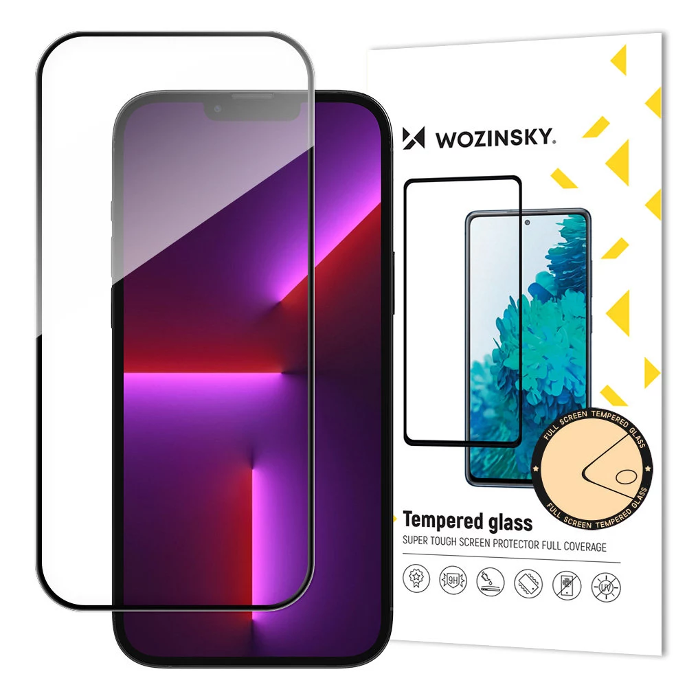 Wozinsky Full Glue Case Friendly rūdītais