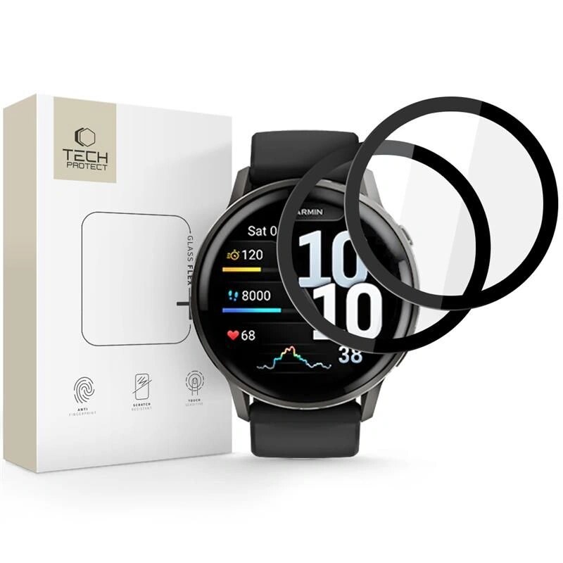 Tech-Protect Glass Flex+ hibrīdstikls Garmin Venu