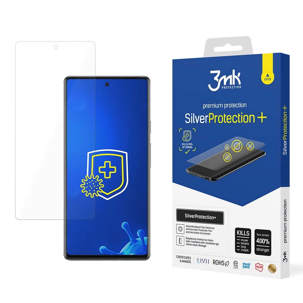 3MK Silver Protect+ pretmikrobu aizsargplēve Google