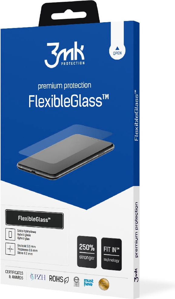 3MK FlexibleGlass hibrīdstikla ekrāna aizsargs CAT