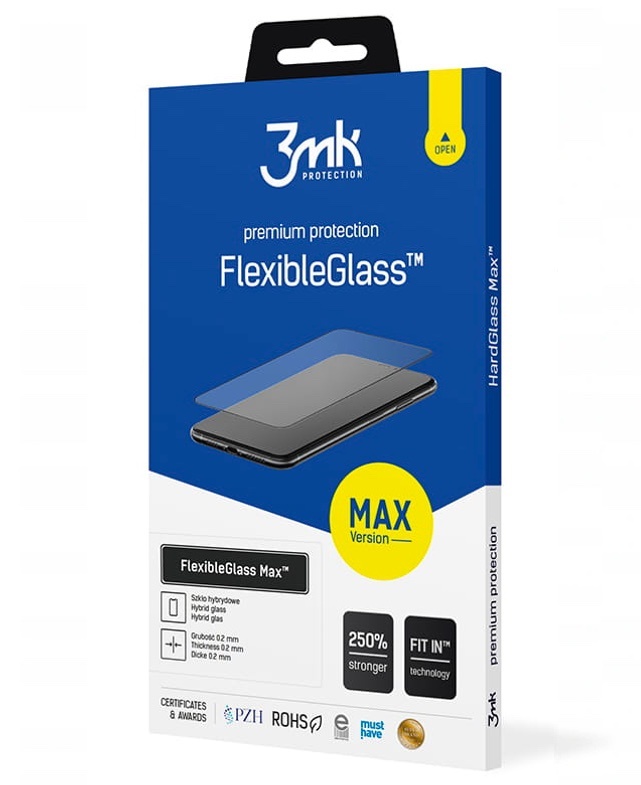 3mk FlexibleGlass Max hibrīdais stikls Apple