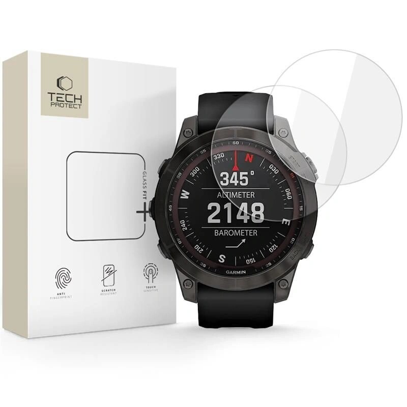 Tech-Protect Glass Fit+ rūdītais stikls Garmin