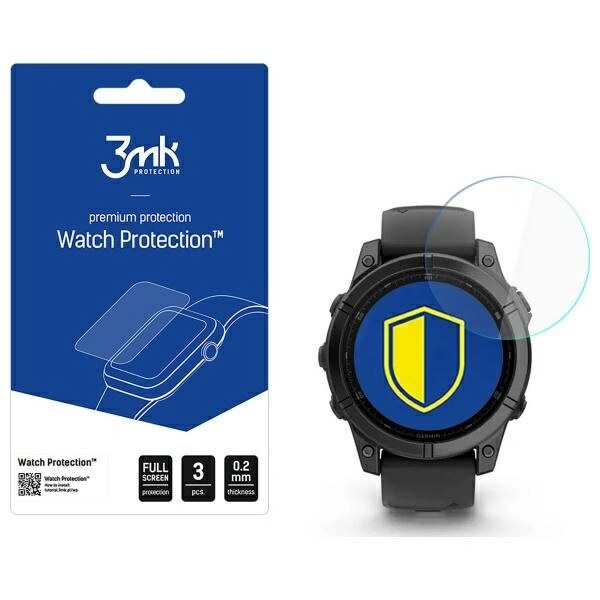 3MK FlexibleGlass Watch hibrīdstikls Garmin Fenix
