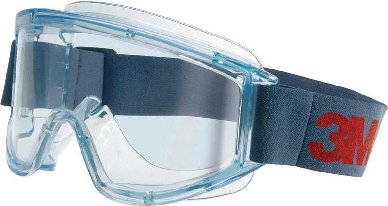 3M 2890S gāzes necaurlaidīgas aizsargbrilles, caurspīdīgas