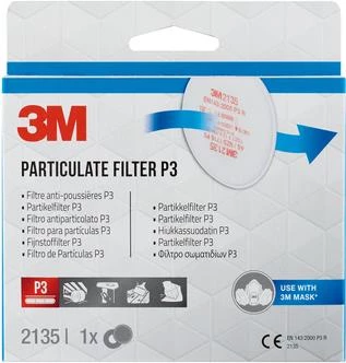 3M Daļiņu filtrs FFP3 2135PRO1, 1