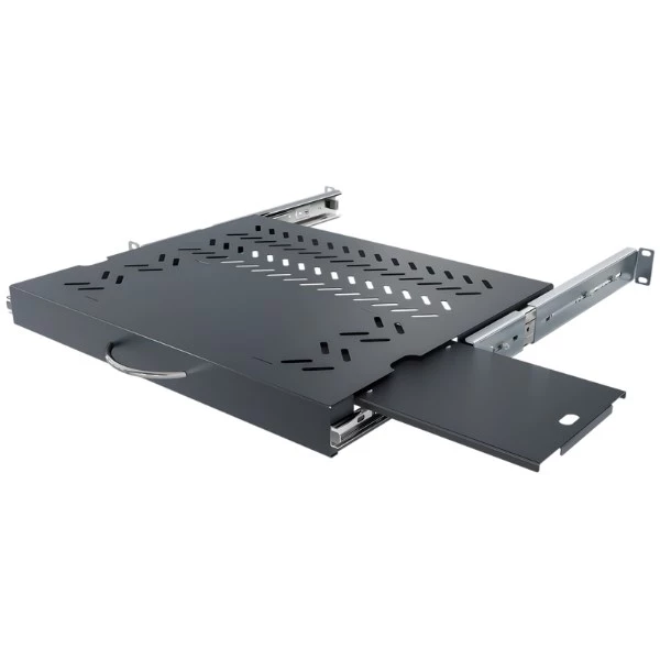 Stalflex RSR-F2-19-1U-350B-KM regulējama tastatūras un peles
