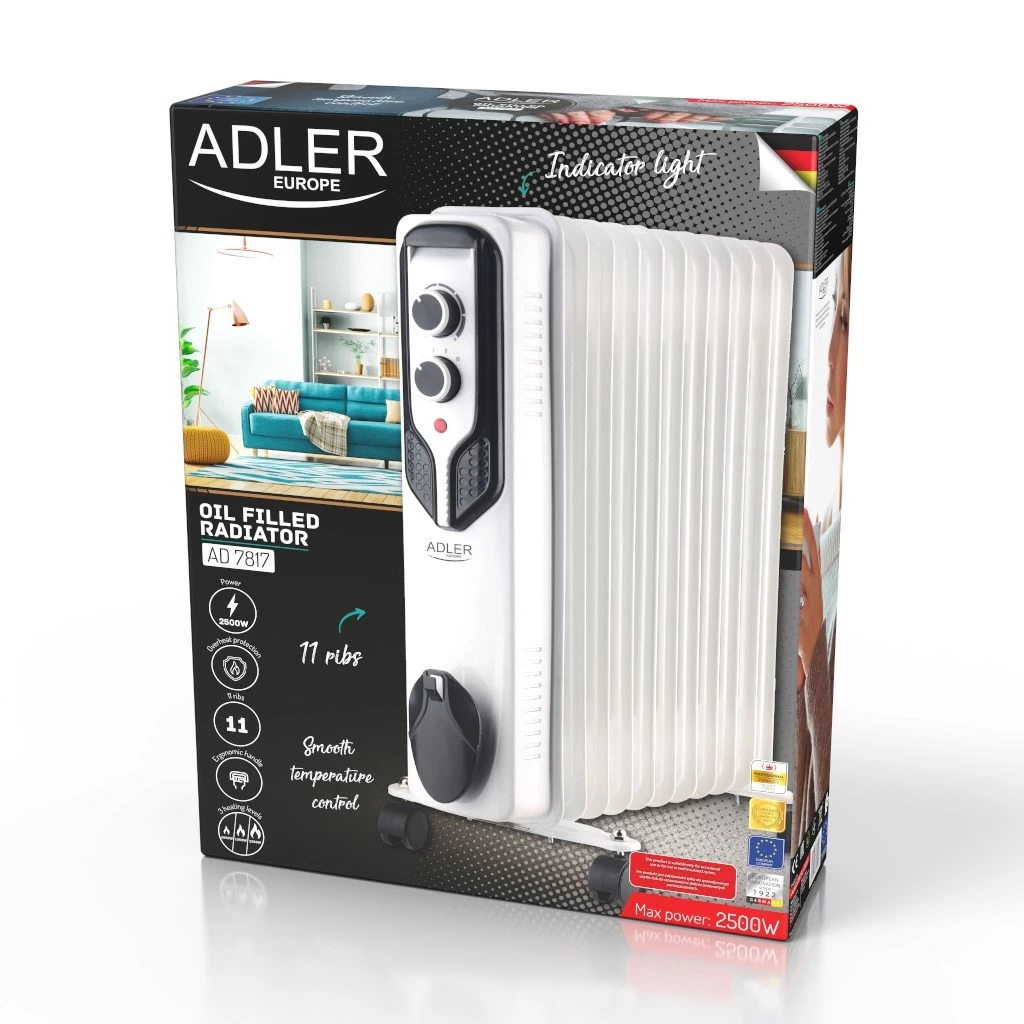 Adler AD 7817 eļļas radiators, 11