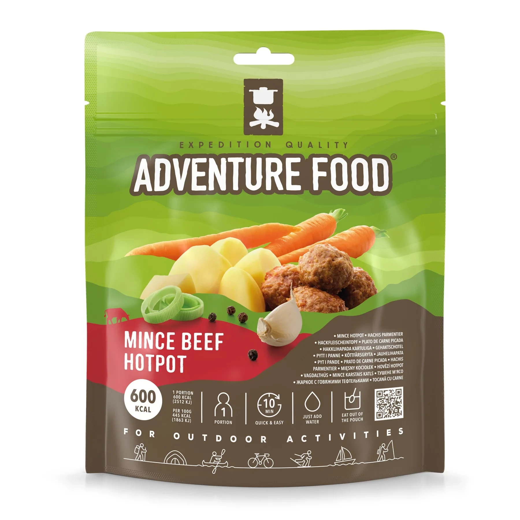 Adventure Food Mince Beef Hotpot Freeze-Dried
