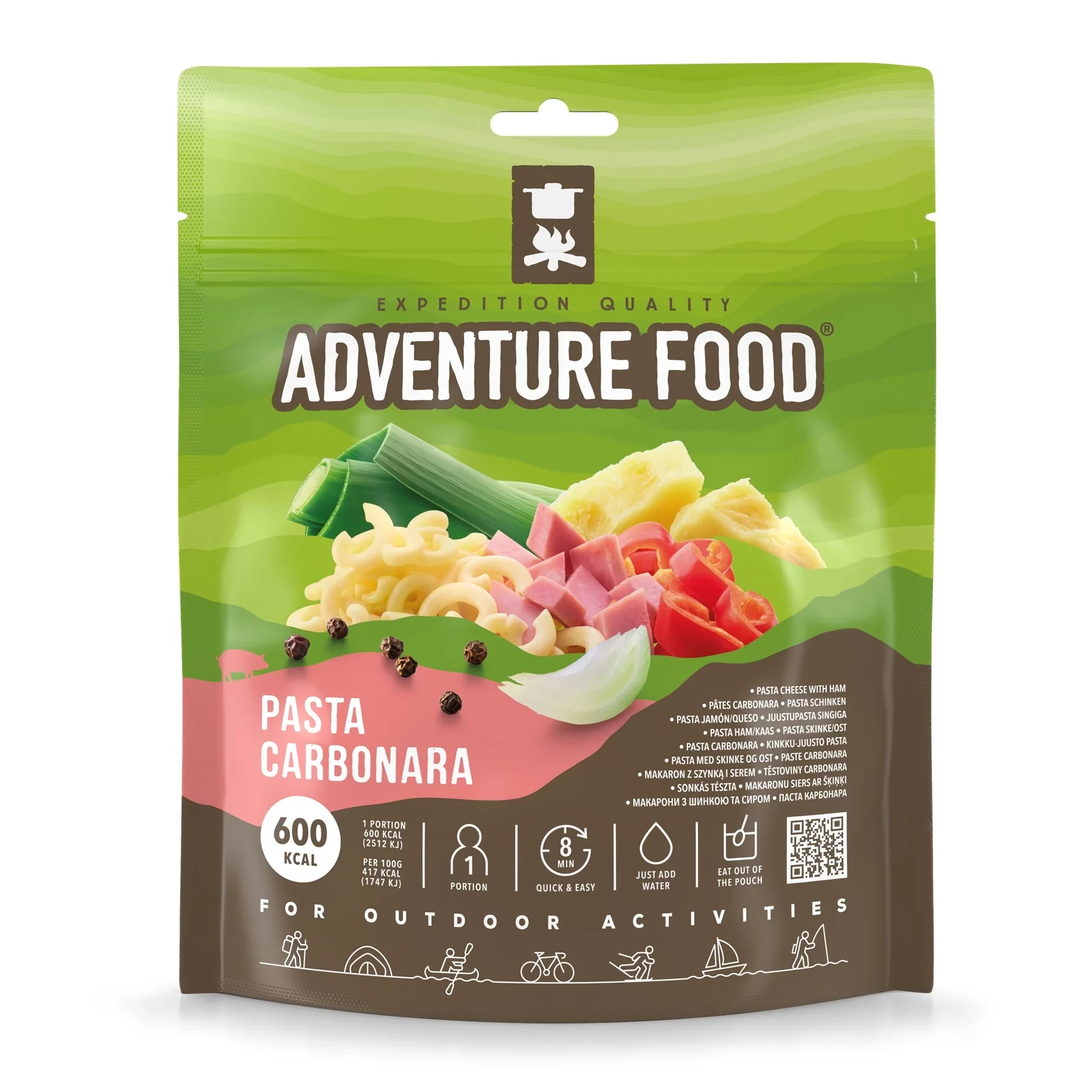 Adventure Food Pasta Carbonara - Liofilizēta