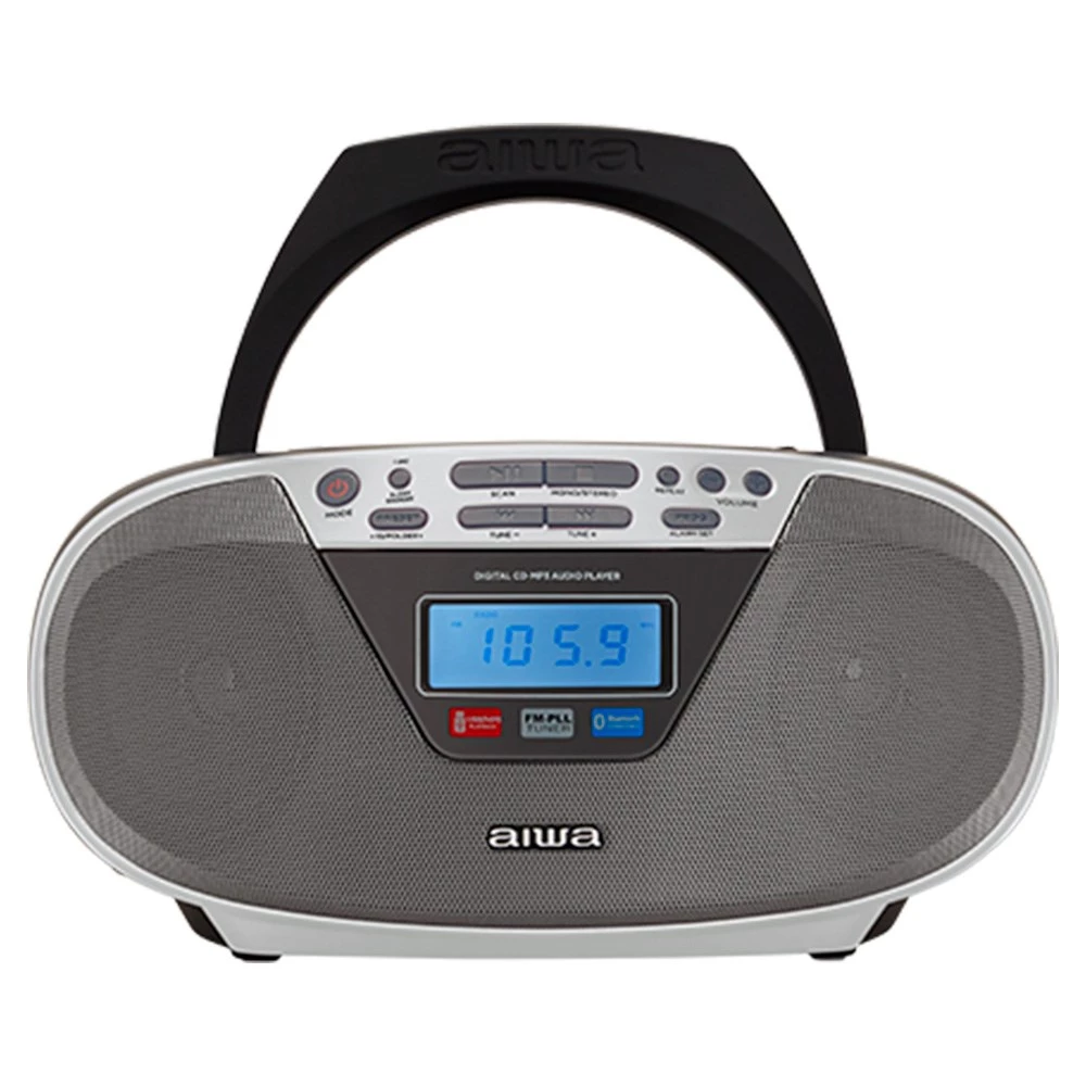 Aiwa BBTU-400SL pārnēsājamā stereo sistēma CD/FM
