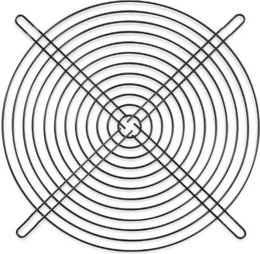 Alphacool 200mm ventilatora restes, melnas pulverkrāsotas