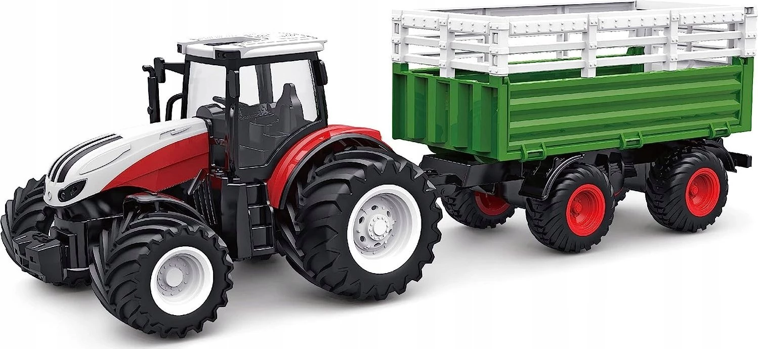 AMEWI RC traktors ar lopu piekabi
