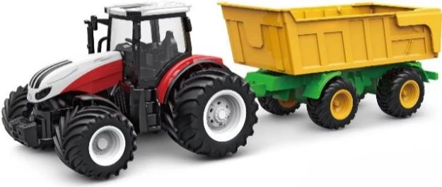 AMEWI RC traktors ar nolaižamu piekabi