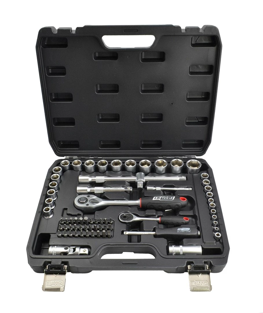 AWTOOLS 72-daļīgs 1/2 collas un 1/4